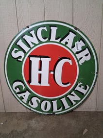 DSP Reproduction Sinclair H-C Gasoline sign