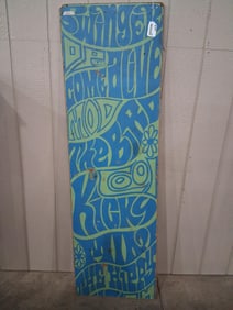 1969 Psychedelic Art RCA Victor masonite sign/side panel