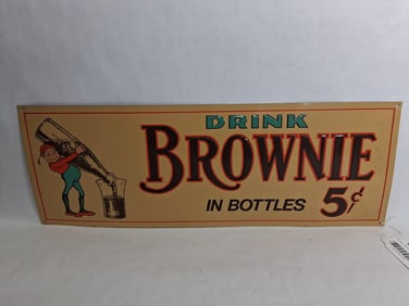 SST Drink Brownie in bottles embossed sign