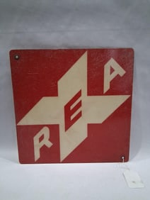 REA Express fiberglass sign