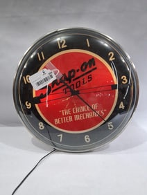 2015 Snap-On Tools lighted clock