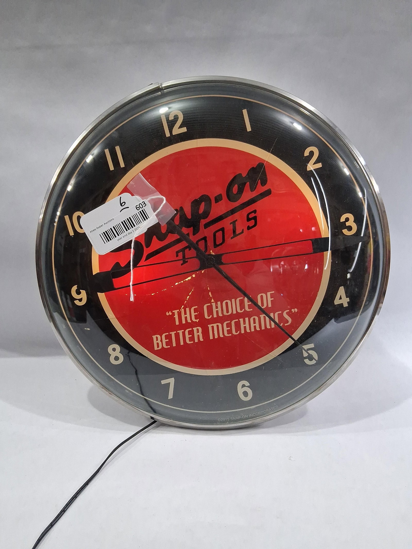 2015 Snap-On Tools lighted clock (1 of 5)