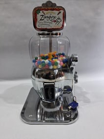 Brown & Haley Zingos coin-op 25cent dispenser