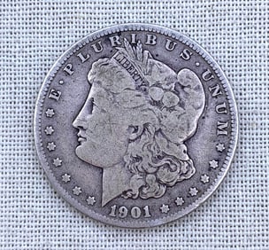 1901 O Morgan Dollar Antique US Silver Coin