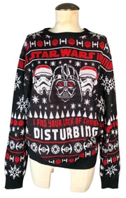 STAR WARS Lucas Films Limited Darth Vader Comical Ugly Christmas Sweater