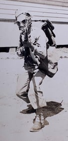 WWII 1940s Co A 52nd Training Battalion US Soldier ARMY Scrap Book with 124 Photographs