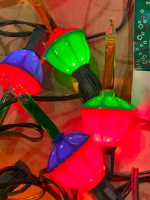 Vintage Christmas Tree Bubble Light Strands & Bulbs Collection