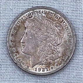 1921 Morgan Dollar Antique US Silver $1 Coin