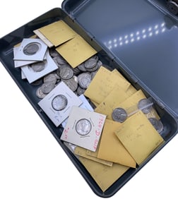 159 pc 1930s-1960s Jefferson Nickel 5 cent Error, Uncirculated, Circulated, Folk US Coin Collection