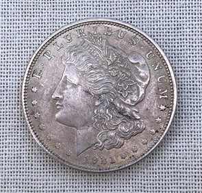 1921 Morgan Dollar Antique US Silver $1 Coin