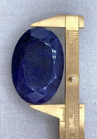 HUGE 388.75 Carat Jewelers Unmounted Oval Cut Sapphire Gemstone with Appraisal