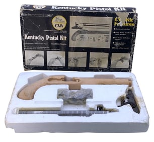 New Old Stock Connecticut Valley Arms Black Powder Kentucky Pistol Kit