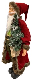 3 Foot Tall Old World Santa Claus Christmas Holiday Decoration