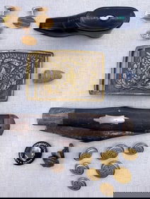 15 pc Antique Civil War to Vintage Curiosities Collection