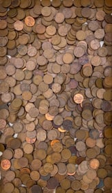 6.5 POUNDS Lincoln Wheatback Antique to Vintage 1 cent Penny Coin Collection