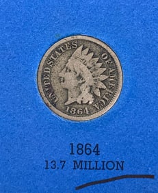 179 pc Antique Indian Head Penny 1 Cent Coin Collection