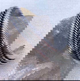 TOM HAWK Signed 33 Gram Sterling Silver Native American Crafted Cuff Bracelet