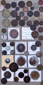 58 Ancient to Vintage US & International Oddities and Early Coin Collection