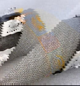 Vintage Hand Carved Alaskan Inuit Dog Sled Indigenous Made Fetish Stretch Panel Bracelet