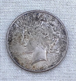 1923 Silver Peace Dollar US $1 Coin