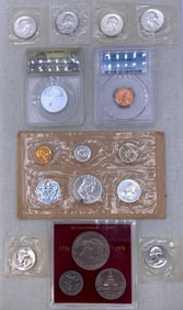 16 pc Vintage Graded Silver, Proof, US Coins and Coin Sets