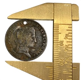 24 pc 18th to Early 20th Century Coins & 1694 Pilgrimage Token Collection