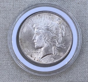 1923 Silver Peace Dollar US $1 Coin