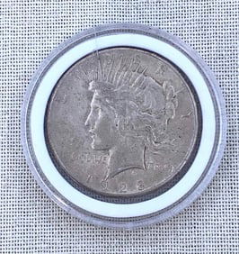 1928 Silver Peace Dollar $1 US Coin