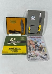 Remington Silver Bullet & Winchester Limited Edition Collector Edition Knife Sets
