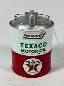 First Gear Texaco Motor Oil Scale Model Oil Can Bank 1999 Special Collector Edition