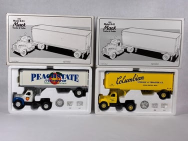 First Gear 1960 Model B-61 Precision Mack Tractor & Trailer Inc. Peachstate Motorsports/Columbian