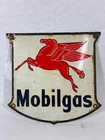 Mobilgas Pegasus Porcelain Sign