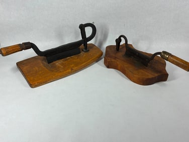 Wonderful Pair of Early Tobacco Choppers