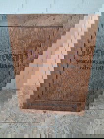 Oak Delaval Cream Separator Storage Cabinet