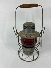 CPR Railroad Red Globe Lantern