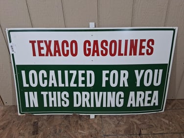 Texaco Gasoline SST Sign