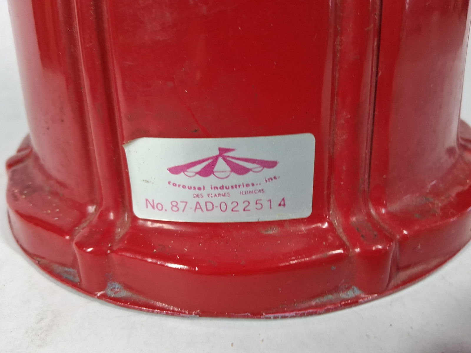 Carousel 25 Cent Gum Ball Machine - 5