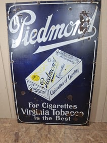 Piedmont Tobacco Porcelain Sign