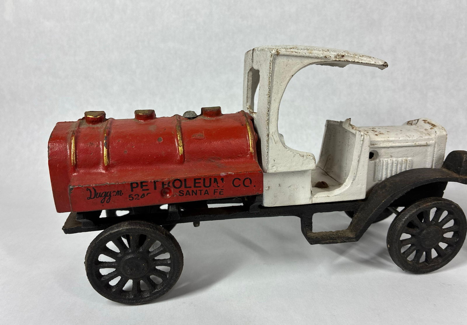 Cast Iron Duggan Oil & Phillips 66 Tanker Truck Toy Replicas - 5