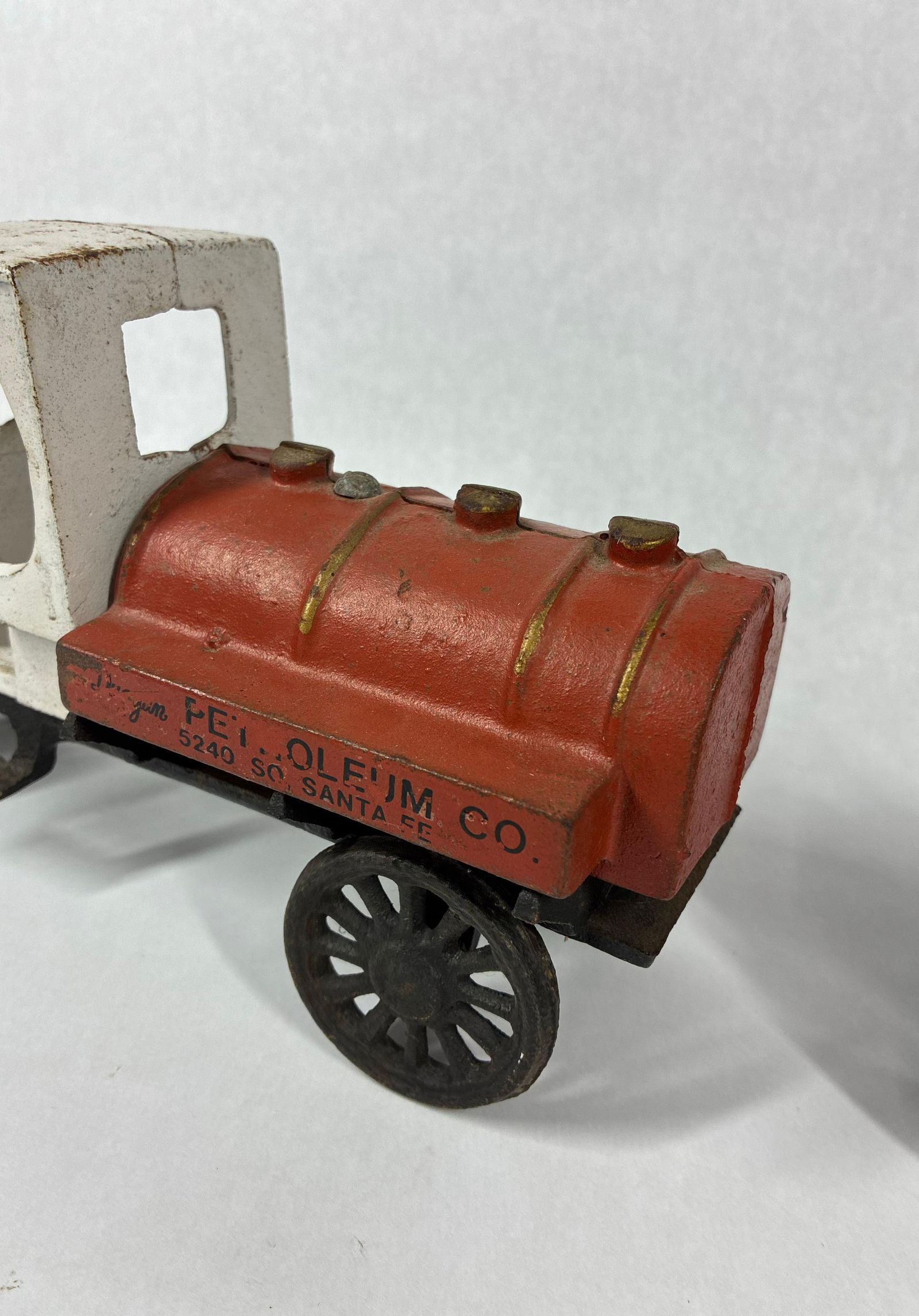 Cast Iron Duggan Oil & Phillips 66 Tanker Truck Toy Replicas - 8