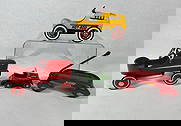 Kiddie Car Classics Hallmark Miniature Pedal Car Lot and Hallmark Mini Car: This lot includes 4 assorted hallmark miniature scale models including?1998 KOCC convertible car1996 Garton 1956 Hot Rod Racer pedal Car?1937 Scamp Wagon Limited edition serialized No.