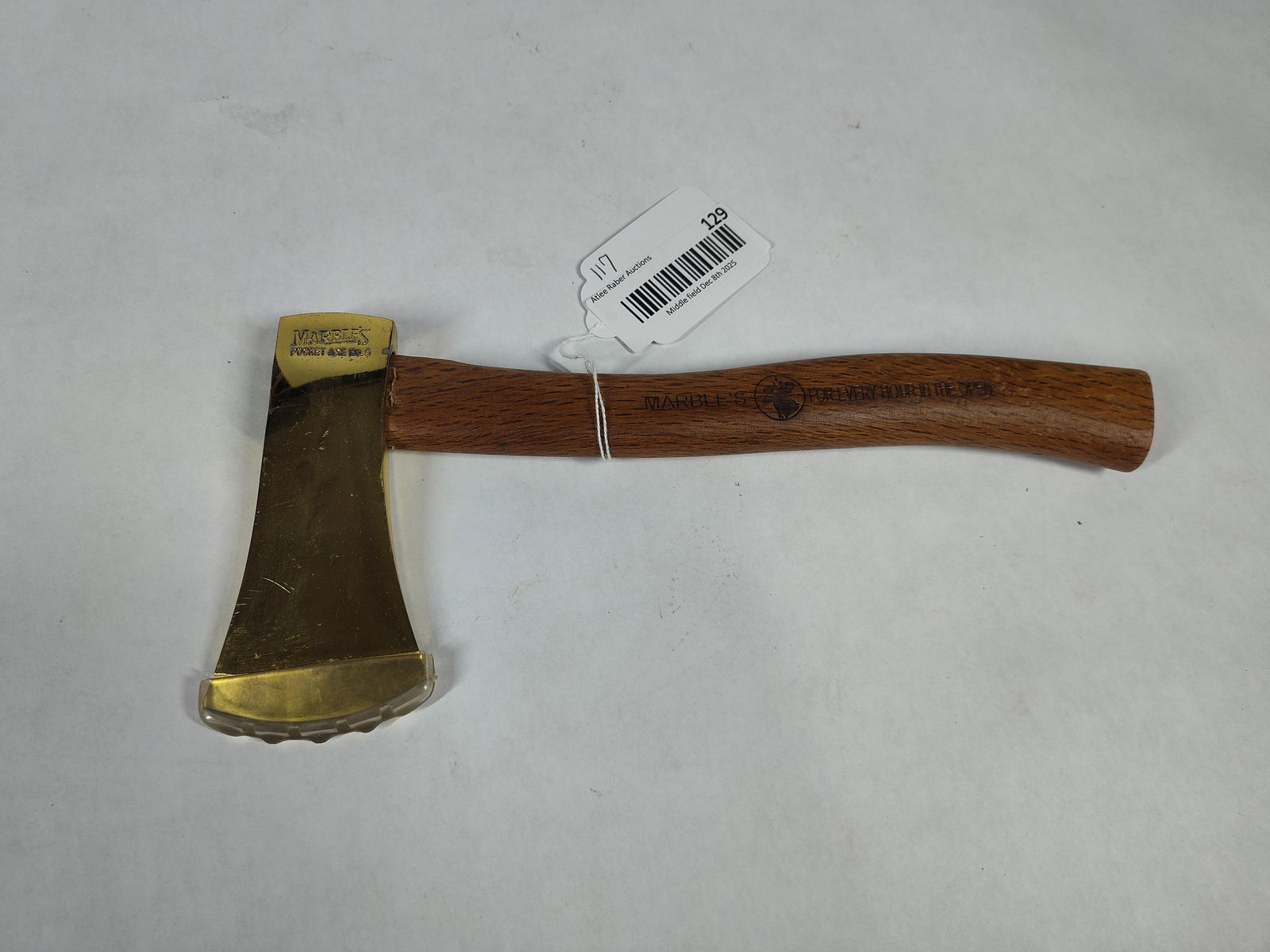 Brass Marbles Hatchet: 4.5 inch blade with a 10.5 inch handle
