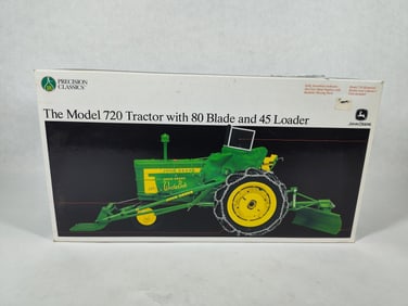 JD 720 Tractor w 80 Blade & 45 Loader Precision Classics #18