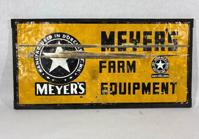 Myers Farm Equipment Tin Sign