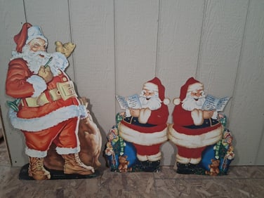 Whitman Publishing Co. 1936 St. Nick Easel Back Cardboard Store Countertop Displays