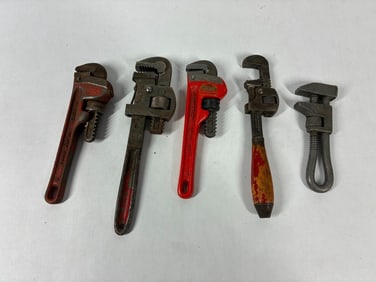 Ridgid, Stillson, Dunlap, and Other Small Wrenches