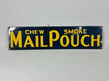SST Mail Pouch Chew Smoke Embossed Sign