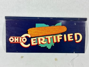 Scioto Sign Co. DS Ohio Certified Farm and Ag Crop Sign Kenton OH