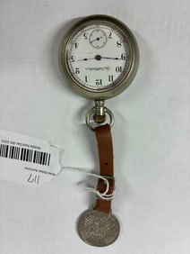 Elgin Nat. Watch Co. Silverode Case Pocket Watch w/ Winchester Fob