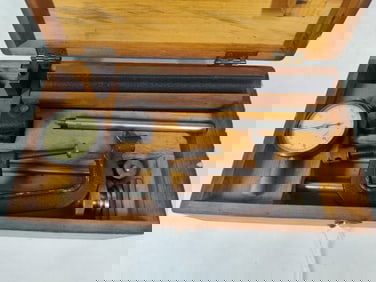 Sheffield Corp. Starrett Indicator in Original Wood Carrying Case